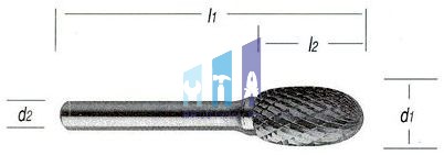 Turbómaró Ovális  normál / kereszt fogazással TRE 3x5/3mm