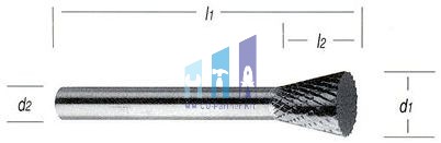 Turbómaró Fordított kúpos normál / kereszt fogazással  WKN 3x5/3mm