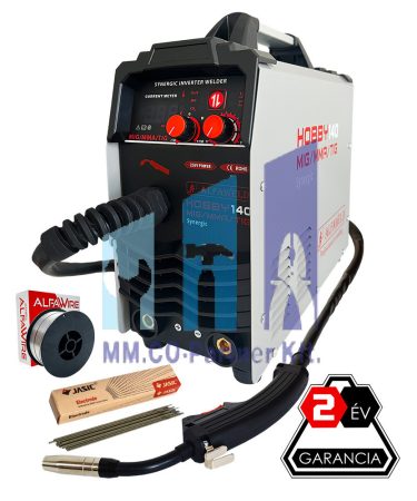 ALFAWELD HOBBY MIG-MMA-TIG 140A/230V Synergic inverteres hegesztőcsomag